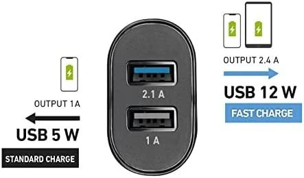 SBS Mobile 2x USB-A 2,4 A įkroviklis (TECR2USB24AFAST)