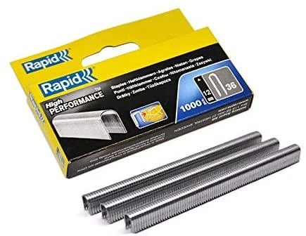 Rapid Kabės kabeliui No 36 12mm 1000 vnt. kartoninė dėžutė