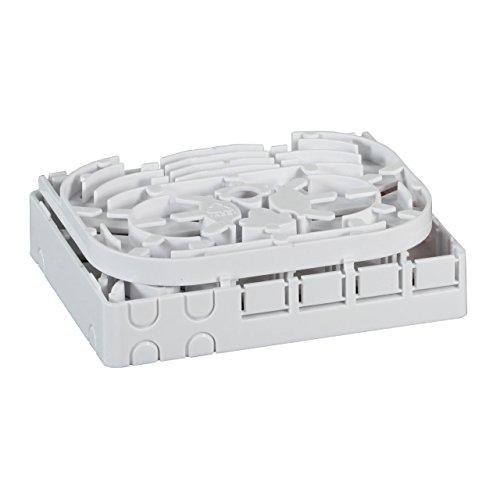 EFB FTTH paskirstymo dėžutė/lizdas, montuojamas ant vidinio DIN bėgelio/sienos, 4xSC Simplex/LC Duplex