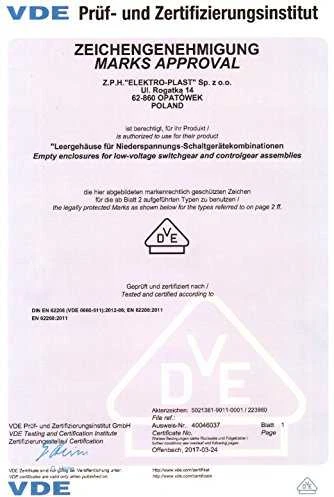 Elektro-Plast Hermetinis modulinis skirstomasis įrenginys RHp-12 1 x 12 IP65 (36.120)