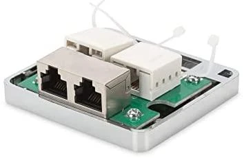 DIGITUS CAT 6 paviršinio montavimo dėžutė, 2 prievadai, 2xRJ45 8P8C, DN-93711