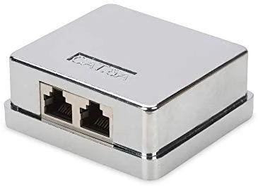 Digitus DIGITUS Professional Cat 6A paviršutiniška dėžutė, 2 kartus