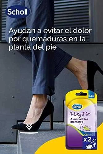 Scholl Party Feet pėdų pagalvėlės avalynei demonstravimas