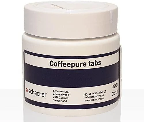 065221 SCHAERER valymo tabletės Coffeepure (100 vnt.)