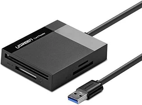 UGREEN 4in1 kortelių skaitytuvas USB 3.0 1m - Juodas
