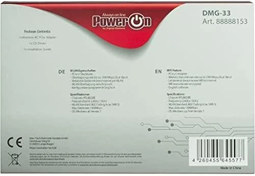 Tinklo kortelė Inter-Tech DMG- 33 (88888153)