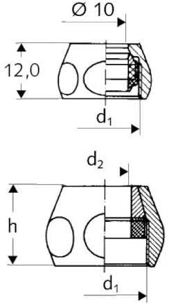 Jungtis Schell, 1/2" - 10mm