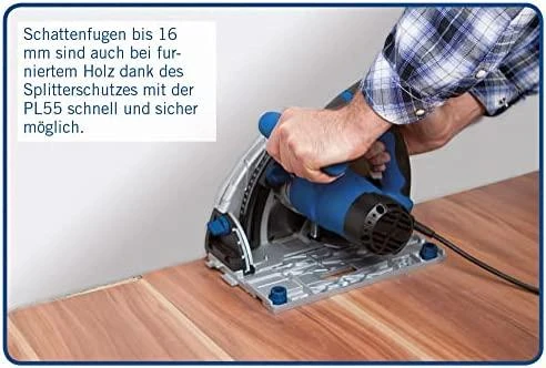 Įgilinamas pjūklas PL 55 + 2x700 mm linuotės, Scheppach