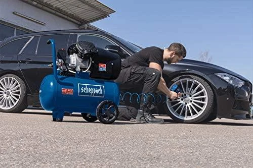Stūmoklinis kompresorius HC52dc 50L, Scheppach
