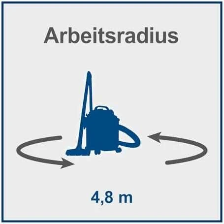Vakuuminis dulkių siurblys NTS16, su pūtimo funkcija, Scheppach
