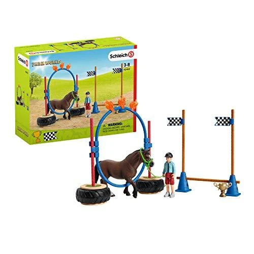 SCHLEICH FARM WORLD Ponių Ištvermės Lenktynės