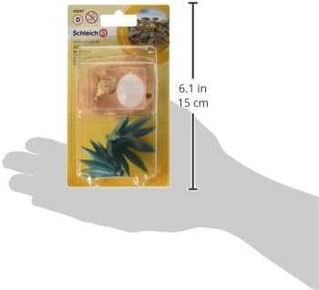 Kolekcinė figūrėlė - Schleich Stručių lizdas (išsamus dizainas, realistiška buveinė)