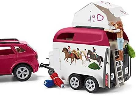 Schleich Horse Club 42535 Horse Adventure w. Automobilis ir priekaba
