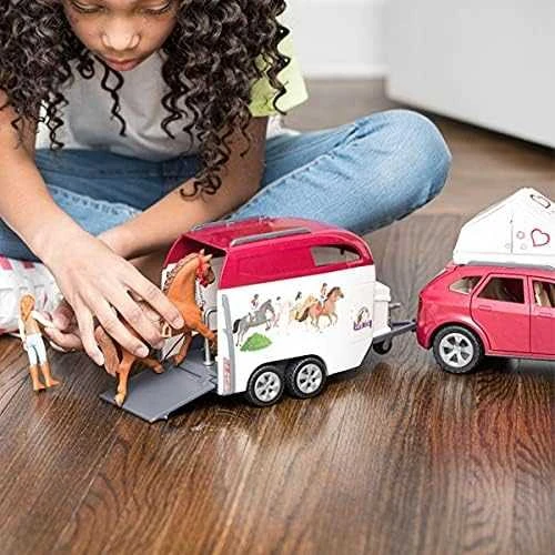 Schleich Horse Club 42535 Horse Adventure w. Automobilis ir priekaba