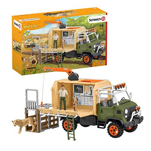 SCHLEICH „Wild Life“ Rinkinys - Gyvūnų Gelbėjimo Sunkvežimis