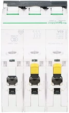 „Schneider Electric“ IC60N 3P 63A C 6KA viršsrovės jungiklis