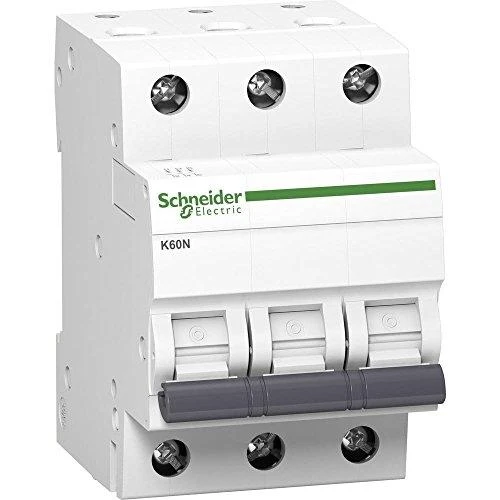 Schneider Electric grandinės pertraukiklis 3P B 10A 6kA AC K60N - A9K01310