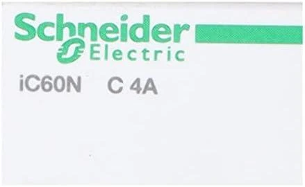 Schneider Electric grandinės pertraukiklis iC60N-C4-1N C 4A 1N polius A9F04604