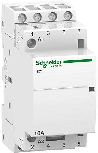 Schneider Electric Schneider modulinis kontaktorius iCT 16A 4NO 220-240V 50Hz - A9C22814