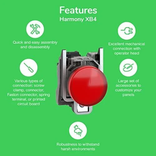 Schneider Electric indikatorius LED 24V baltas - XB4BVB1