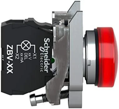 Schneider Electric indikatoriaus LED 24V raudona - XB4BVB4