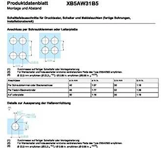 Schneider Electric 22mm baltas valdymo mygtukas su grįžtamam žibintu 1Z 1R (XB5AW31B5)