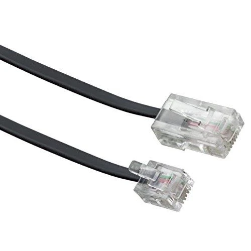 Schwaiger Modem-Kabelis RJ11 6P2C auf RJ45 8P2C 3m Juodas