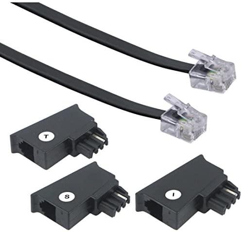 Schwaiger Telefonas Anschlussleitung universal 6m