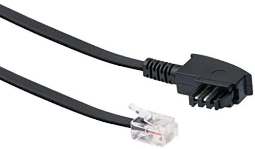 Schwaiger Schwaiger DSL kabelis RJ12 6P2C -> TAE-F 6P4C 6m juodas (TAL6532533) - AP185061