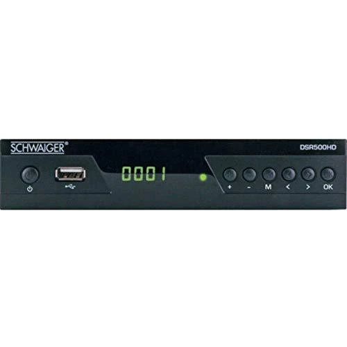 Carruzzo Schwaiger DSR500HD TV priedėlis Kabelis „Full HD“ Juoda