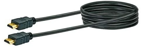 Juodas HDMI laidas su auksinėmis jungtimis