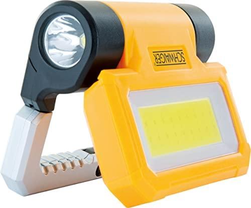 Žibintuvėlis Schwaiger Schwaiger LED Arbeitsleuchte mit Taschenlampe 300Lm sch./gel