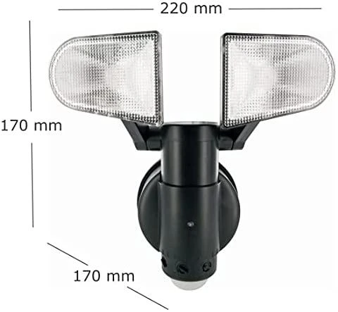Kinkiet Schwaiger Schwaiger LED Sensorleuchte 2-fach, batteriebetrieben - LED220 011
