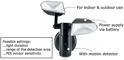 Kinkiet Schwaiger Schwaiger LED Sensorleuchte 2-fach, batteriebetrieben - LED220 011