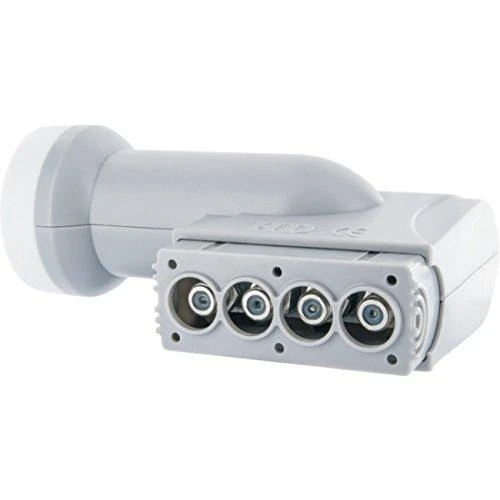 Schwaiger Quad LNB palydovinis keitiklis, pilkas (LNB4)
