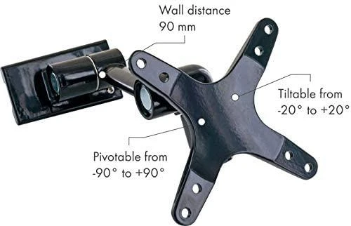 Laikiklis Schwaiger Schwaiger WAH 13"-30" 1TFT 2Gelenke Max.18Kg juodas