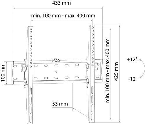Schwaiger LWHT5540 513 190.5 cm (75") Juodas