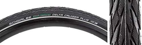 Schwalbe DELTA CRUISER Plus 20x1.75 Žalias juodas+reflective stripe