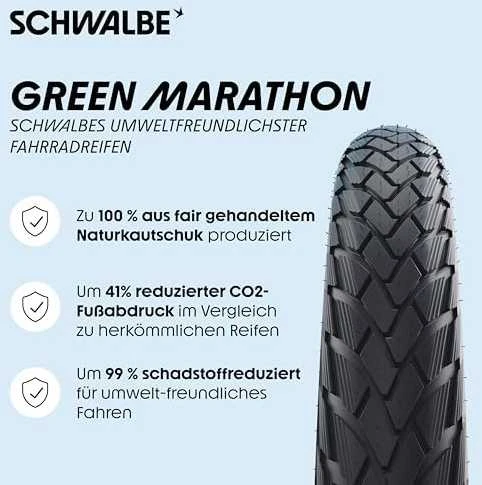 Padanga 28" Schwalbe Marathon HS 420 Perf Wired 44-622 Reflex