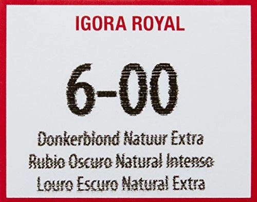 Schwarzkopf Igora Royal ilgalaikio poveikio plaukų dažai 60 ml - 6-00