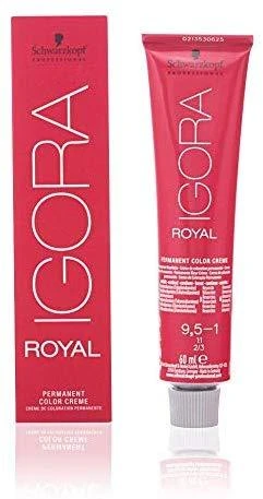 Schwarzkopf Igora Royal ilgalaikio poveikio plaukų dažai 60 ml - 9,5-1