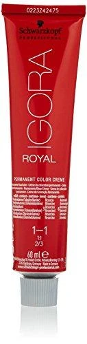 Schwarzkopf Igora Royal 1-1 plaukų dažų 60 ml tūbelė