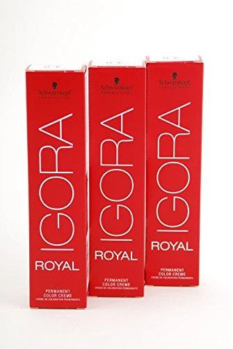 Schwarzkopf Igora Royal ilgalaikio poveikio plaukų dažai 60 ml - 3-68