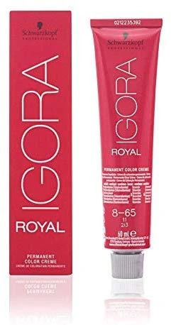 Schwarzkopf Igora Royal ilgalaikio poveikio plaukų dažai 60 ml - 8-65