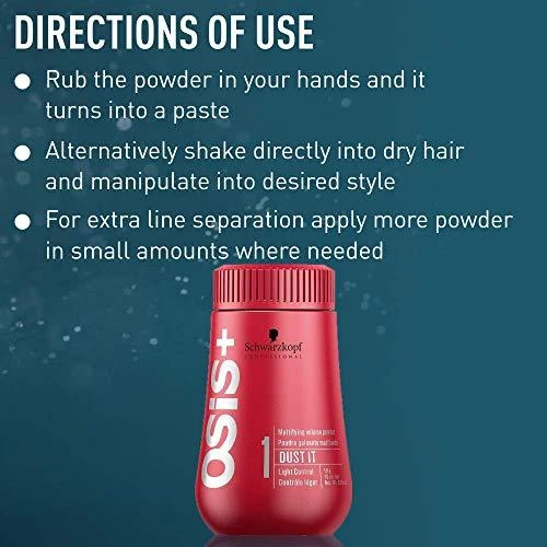 Schwarzkopf Professional Osis+ Dust It pudra plaukams, 10 g