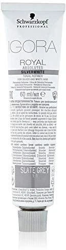 Schwarzkopf Professional Igora Royal SilverWhite plaukų dažai 60 ml - Slate Pilkas