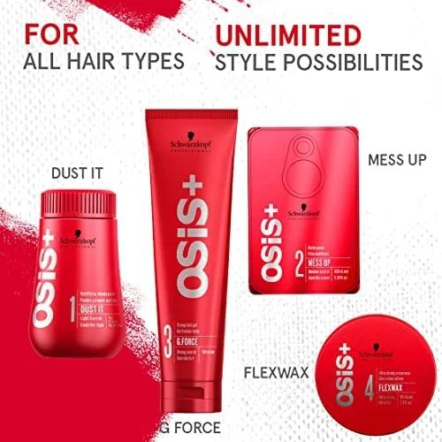Matinė formavimo guma Schwarzkopf Osis Plus Mess Up 2 Texture 100ml