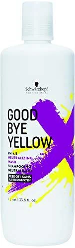 Geltonus tonus neutralizuojantis šampūnas Schwarzkopf Good Bye Geltona Šampūnas 1000ml