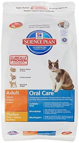 Hill's Cat Science Plan Feline Adult Oral Care vištiena sausas maistas katėms 1,5kg