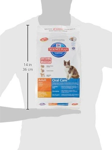 Hill's Cat Science Plan Feline Adult Oral Care vištiena sausas maistas katėms 1,5kg